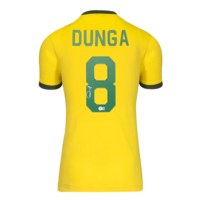 Icons Dunga gesigneerd Brazilië shirt