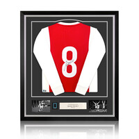 Sjaak Swart gesigneerd Ajax retro shirt - ingelijst Sjaak Swart gesigneerd Ajax retro shirt - ingelijst