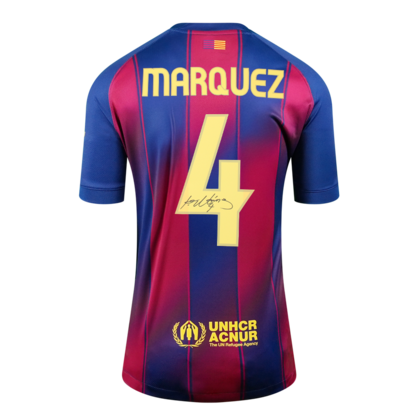 Rafael Marquez gesigneerd FC Barcelona shirt 2025-26