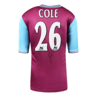 Icons Joe Cole gesigneerd West Ham United shirt 2001-02
