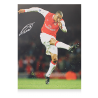 Icons Gilberto Silva gesigneerde Arsenal foto