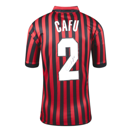 Cafu gesigneerd AC Milan shirt 2000