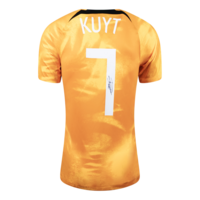 Icons Dirk Kuyt gesigneerd Nederland shirt 2022-23