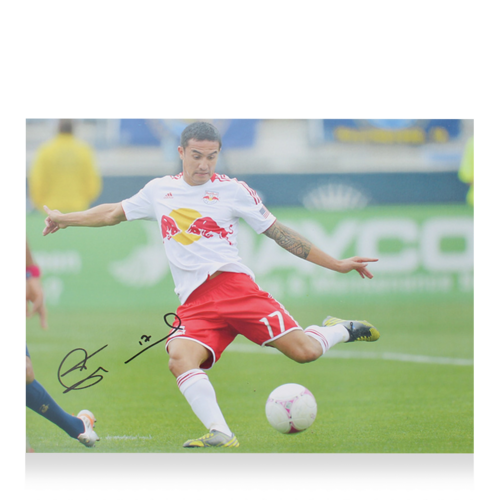 Icons Tim Cahill gesigneerde New York foto