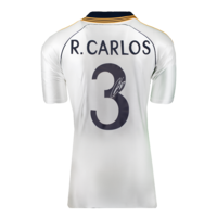 Icons Roberto Carlos gesigneerd Real Madrid shirt 1999-20