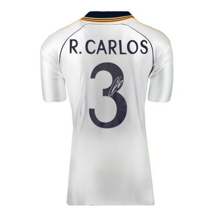 Roberto Carlos gesigneerd Real Madrid shirt 1999-20