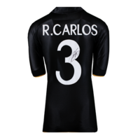Icons Roberto Carlos gesigneerd Real Madrid shirt 1999-20