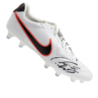 Icons Roberto Carlos gesigneerde Brazilië voetbalschoen