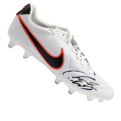 Roberto Carlos gesigneerde Brazilië voetbalschoen