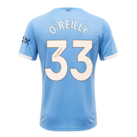 Icons Nico O'Reilly gesigneerd Manchester City shirt 2025-26