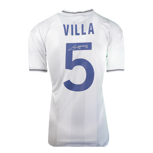 Icons Ricky Villa gesigneerd Tottenham Hotspur shirt 1983