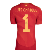 Icons Luis Enrique gesigneerd Spanje shirt 2024