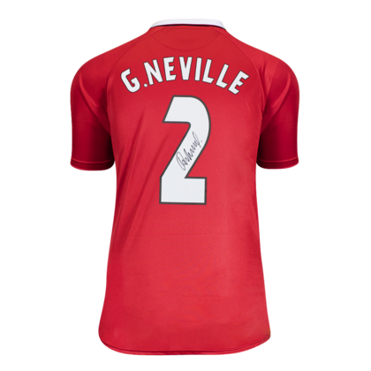 Gary Neville gesigneerd Manchester United shirt 1999