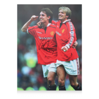 Icons Gary Neville gesigneerde Manchester United foto