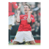 Icons Gary Neville gesigneerde Manchester United foto