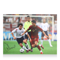 Icons Gary Neville gesigneerde Engeland foto 2006
