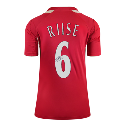 John Arne Riise gesigneerd Liverpool FC shirt 2005-06