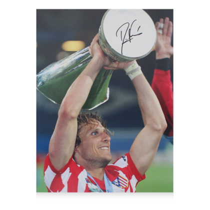 Diego Forlan gesigneerde Atletico Madrid foto