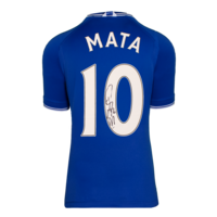 Icons Juan Mata gesigneerd Chelsea shirt 2000
