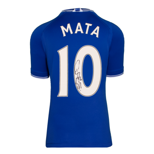 Icons Juan Mata gesigneerd Chelsea shirt 2000
