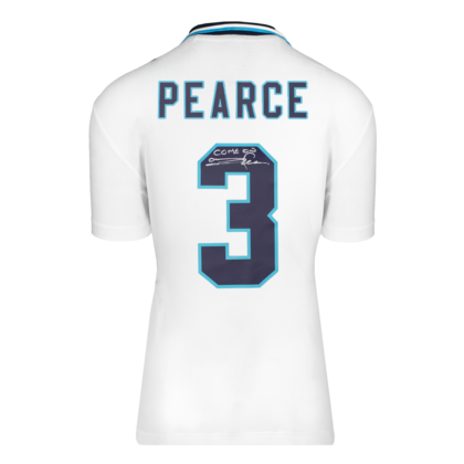 Stuart Pearce gesigneerd Engeland shirt 1996