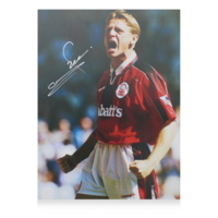 Icons Stuart Pearce gesigneerde Nottingham Forest foto