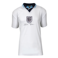 Icons Stuart Pearce gesigneerd Engeland shirt 1996