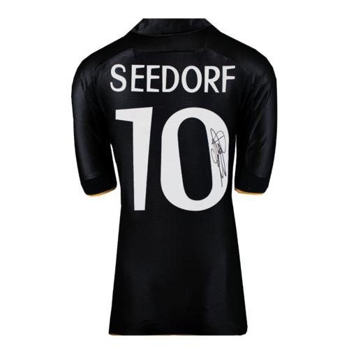 Icons Clarence Seedorf gesigneerd Real Madrid shirt 1999 - Reissue