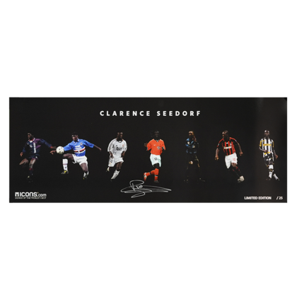 Clarence Seedorf gesigneerde foto