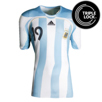 Icons Lionel Messi gesigneerd Argentinië shirt 2006