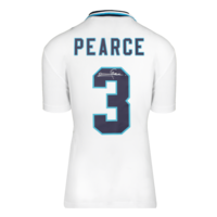 Icons Stuart Pearce gesigneerd Engeland shirt 1996