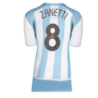 Icons Javier Zanetti gesigneerd Argentinië shirt 2006