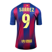 Icons Luis Suarez gesigneerd FC Barcelona shirt 2025-26