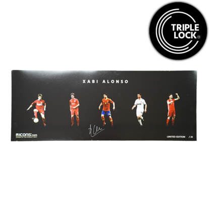 Xabi Alonso gesigneerde Career Montage foto