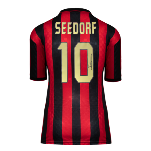 Icons Clarence Seedorf gesigneerd AC Milan shirt 1996