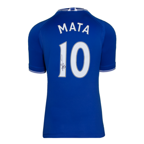 Icons Juan Mata gesigneerd Chelsea shirt 2000