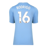 Icons Rodri gesigneerd Manchester City shirt 2023-24