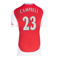 Icons Sol Campbell gesigneerd Arsenal shirt 2024-25