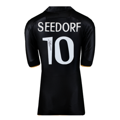 Clarence Seedorf gesigneerd Real Madrid shirt 1999