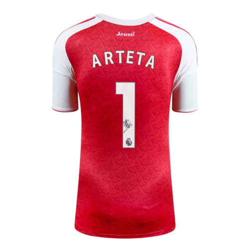 Icons Mikel Arteta gesigneerd Arsenal shirt 2025-26