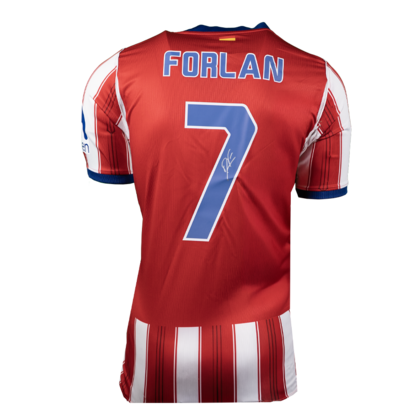Diego Forlan gesigneerd Atletico Madrid shirt 2026-27