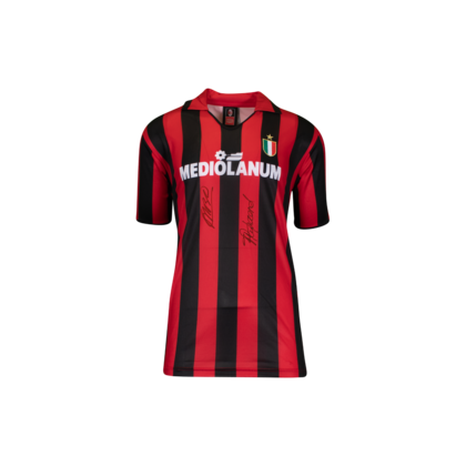 Van Basten & Rijkaard gesigneerd AC Milan shirt