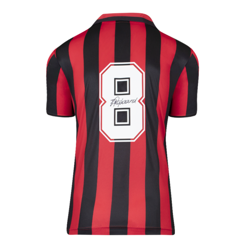 Icons Frank Rijkaard gesigneerd AC Milan shirt 1988