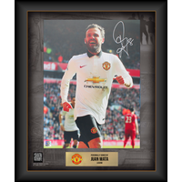 Icons Juan Mata gesigneerde Manchester United foto
