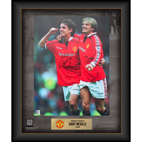 Icons Gary Neville gesigneerde Manchester United foto