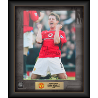 Icons Gary Neville gesigneerde Manchester United foto