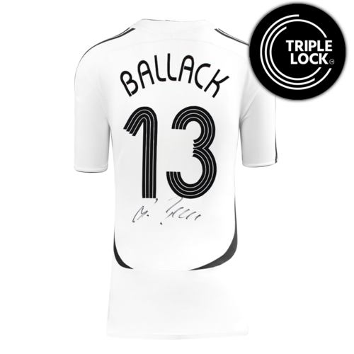 Icons Michael Ballack gesigneerd Duitsland shirt 2006