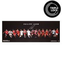 Icons Philipp Lahm gesigneerde Bayern München foto