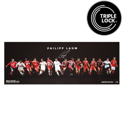 Philipp Lahm gesigneerde Bayern München foto