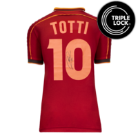 Icons Francesco Totti gesigneerd AS Roma shirt 1999-00